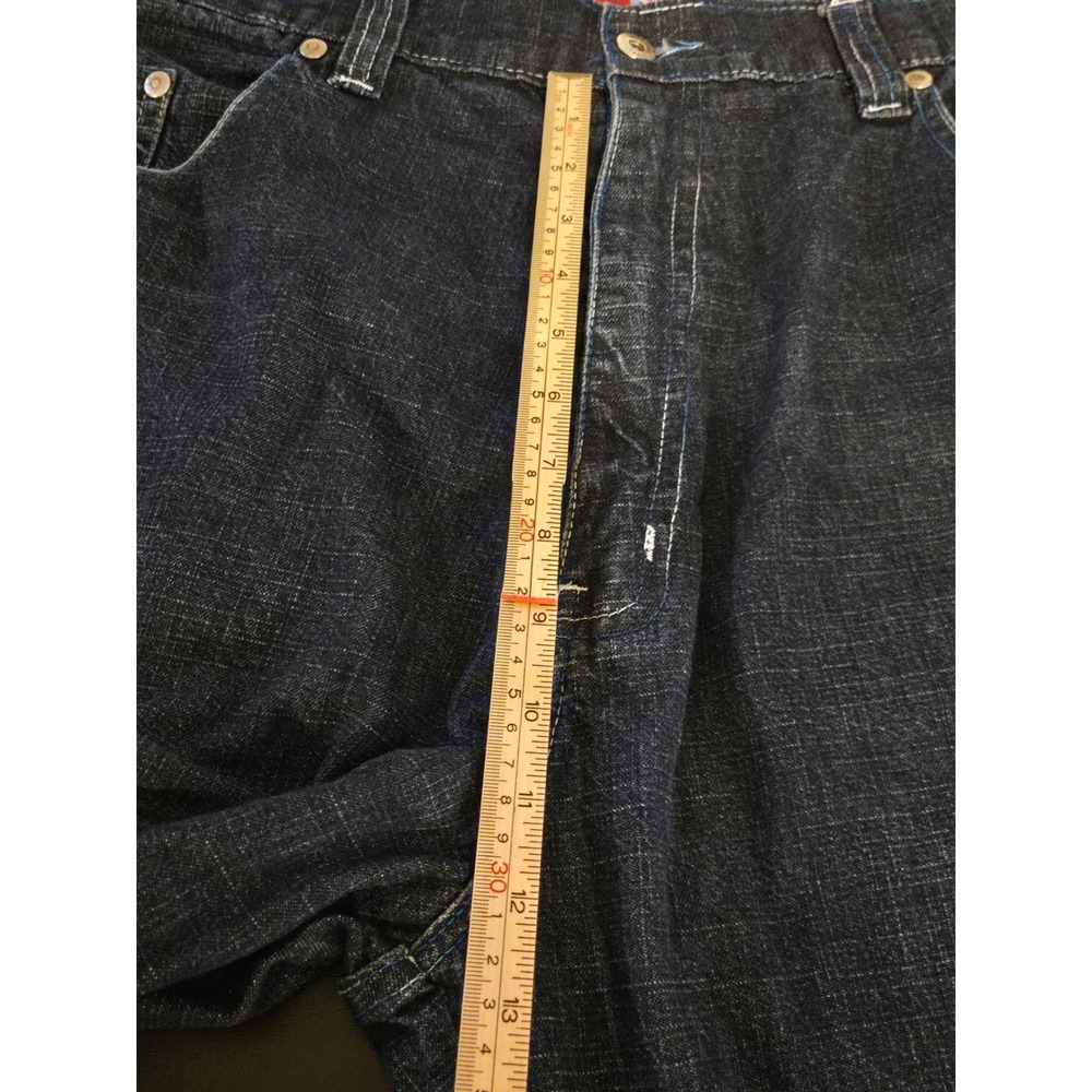 Evolution 1972 Extra Baggy Jeans Mens‎ 38x29 Dark Wash Wide Leg Denim Streetwear - Picture 8 of 10